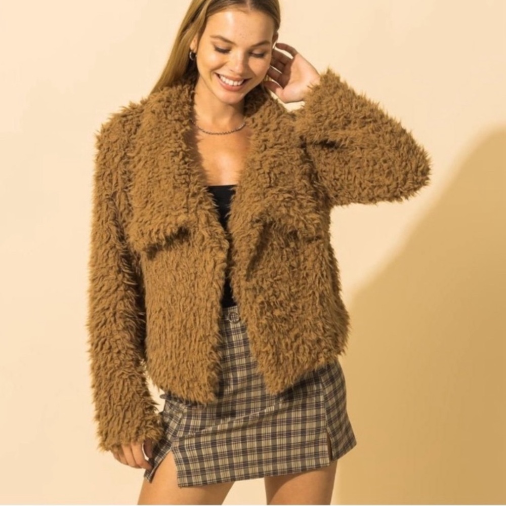 Hyfve faux fur jacket - Picture 1 of 3